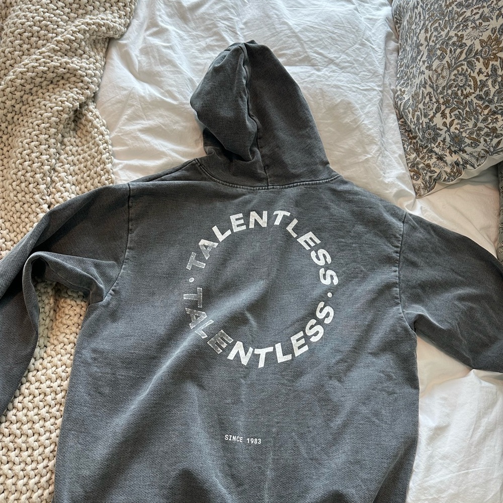 Talentless Gray Hoodie